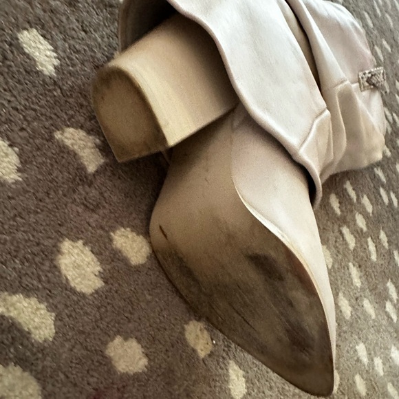 Steve Madden white Lassy cowboy boots 7 - Picture 10 of 11